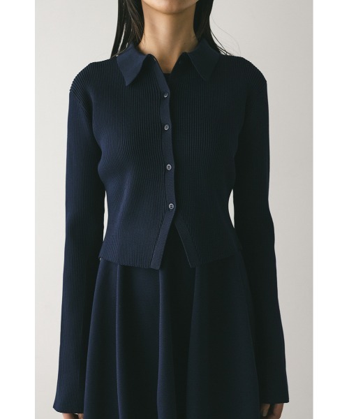 STYLEMIXER（スタイルミキサー）の「【niaulab TV by ZOZO紹介】2ピースポロニットワンピース　大人気（ワンピース・レディース・ダークブラウン/ベージュ/ネイビー・SMALL/MEDIUM）」の6枚目の写真