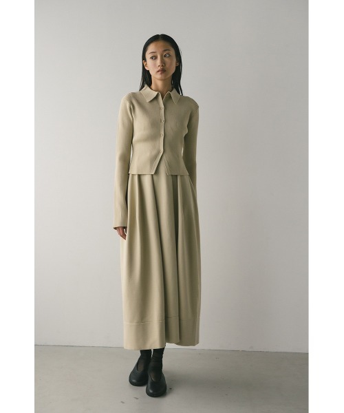 STYLEMIXER（スタイルミキサー）の「【niaulab TV by ZOZO紹介】2ピースポロニットワンピース　大人気（ワンピース・レディース・ダークブラウン/ベージュ/ネイビー・SMALL/MEDIUM）」の14枚目の写真