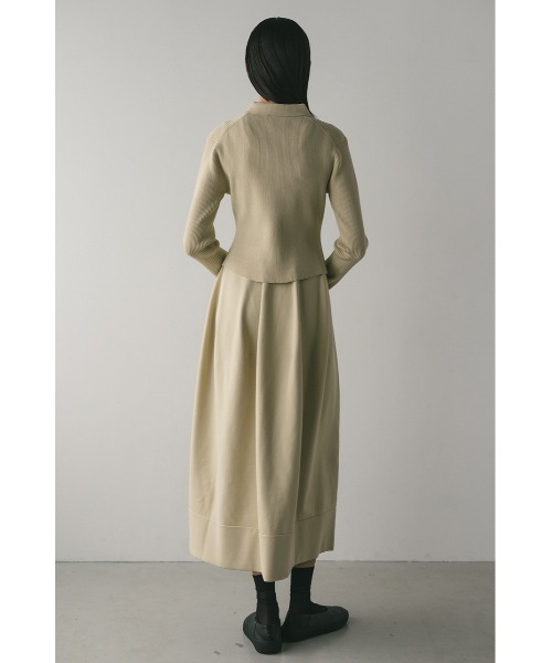 STYLEMIXER（スタイルミキサー）の「【niaulab TV by ZOZO紹介】2ピースポロニットワンピース　大人気（ワンピース・レディース・ダークブラウン/ベージュ/ネイビー・SMALL/MEDIUM）」の22枚目の写真