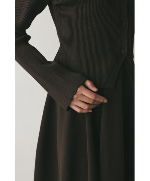 niaulab TV by ZOZO紹介】2ピースポロニットワンピース 大人気