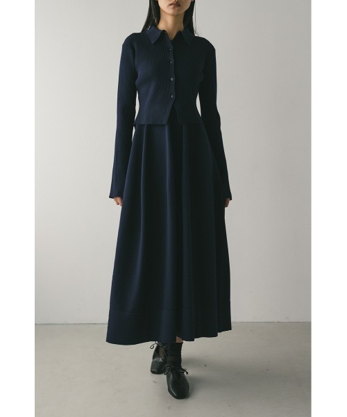 niaulab TV by ZOZO紹介】2ピースポロニットワンピース 大人気