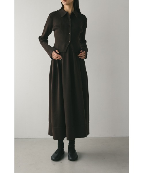 niaulab TV by ZOZO紹介】2ピースポロニットワンピース 大人気