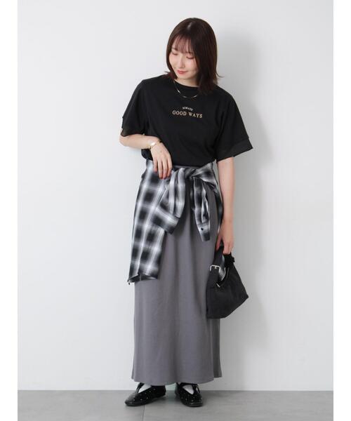 Te chichi TERRASSE(テチチテラス)の「アソートオーバーシャツ(シャツ/ブラウス・レディース・オフホワイト/ブルー/ベージュ/ブラック・F)」の5枚目の写真