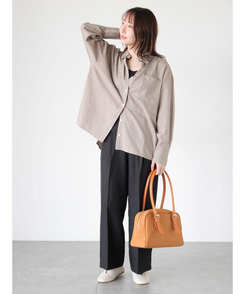 Te chichi TERRASSE(テチチテラス)の「アソートオーバーシャツ(シャツ/ブラウス・レディース・オフホワイト/ブルー/ベージュ/ブラック・F)」の15枚目の写真