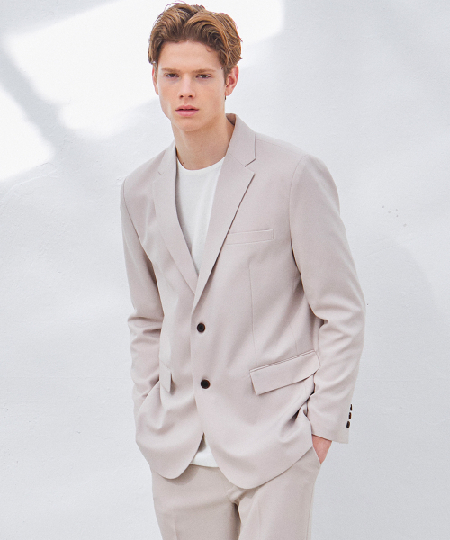 SUARE(スアレ)の「ネイチャーシングルブレザーベージュ(テーラードジャケット・メンズ・その他・LARGE/MEDIUM/X-LARGE)」の1枚目の写真