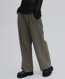 Ameri | JENNY 2TUCK STRAIGHT PANTS(スラックス)