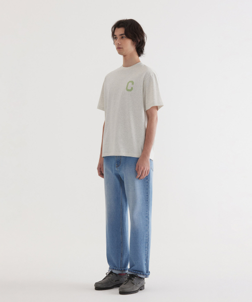 COVERNAT（カバーナット）の「クールコットンCロゴTシャツOatmeal（Tシャツ/カットソー・レディース・その他・X-SMALL/SMALL/MEDIUM/LARGE/X-LARGE/XX-LARGE）」の4枚目の写真