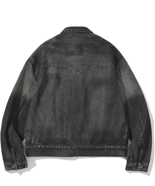 NOT4NERD(ノットフォーナード)の「Western Curved Denim Jacket - Black(デニムジャケット・レディース・その他・MEDIUM/LARGE/X-LARGE)」の2枚目の写真