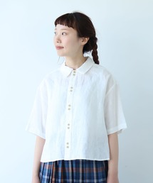 bulle de savon | 60sフレンチリネン boy shirt(シャツ/ブラウス)
