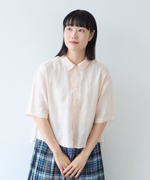 △60sフレンチリネン boy shirt（シャツ/ブラウス）｜bulle de savon