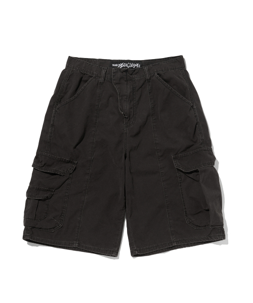 suade（スエード）の「WIDE CARGO SHORTS [BLACK]（その他パンツ・レディース・その他・LARGE/MEDIUM/SMALL）」の2枚目の写真