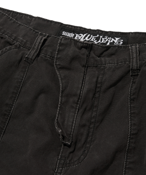 suade（スエード）の「WIDE CARGO SHORTS [BLACK]（その他パンツ・レディース・その他・LARGE/MEDIUM/SMALL）」の4枚目の写真