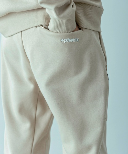 +phenix(プラスフェニックス)の「【WEB・直営店限定】+phenix(プラスフェニックス)HEAVY DUTY JOGGER SWEATPANTS ヘビー デューティー ジョガー スウェットパンツ(保温性/耐久性)(スウェットパンツ・メンズ・グレー/ブラック/ベージュ・M/XL/L/S)」の18枚目の写真