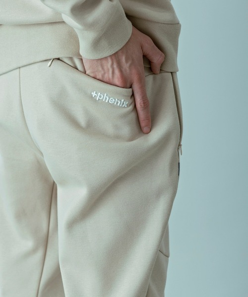 +phenix(プラスフェニックス)の「【WEB・直営店限定】+phenix(プラスフェニックス)HEAVY DUTY JOGGER SWEATPANTS ヘビー デューティー ジョガー スウェットパンツ(保温性/耐久性)(スウェットパンツ・メンズ・グレー/ブラック/ベージュ・M/XL/L/S)」の19枚目の写真