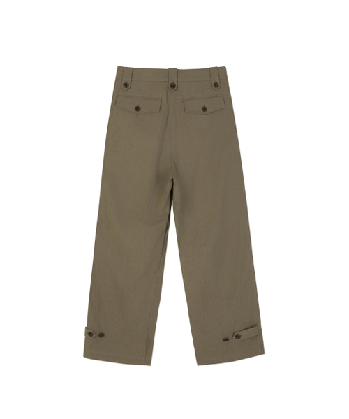 SYNQIA(シンキア)の「リネンユーティリティワイドトラウザーアッシュカーキ(その他パンツ・メンズ・その他・SMALL/MEDIUM/LARGE)」の10枚目の写真