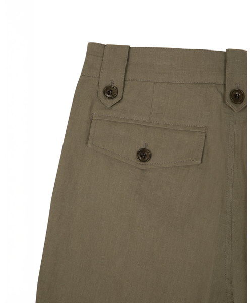 SYNQIA(シンキア)の「リネンユーティリティワイドトラウザーアッシュカーキ(その他パンツ・メンズ・その他・SMALL/MEDIUM/LARGE)」の5枚目の写真