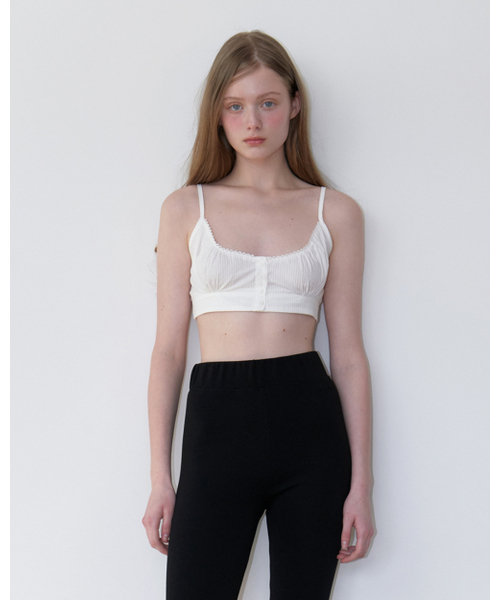 KINDABABY(カインダベイビー)の「pure lace bustier(ベスト・レディース・ホワイト・FREE)」の1枚目の写真