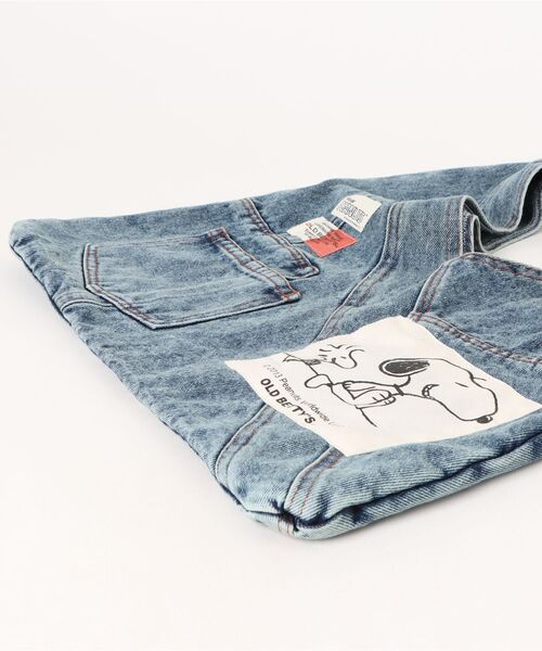 SNOOPY×OLD BETTY'S（スヌーピーカケルオールドベティーズ）の「SNP Remade Denim Shoulder Bag（ショルダーバッグ・レディース・インディゴブルー・FREE）」の6枚目の写真