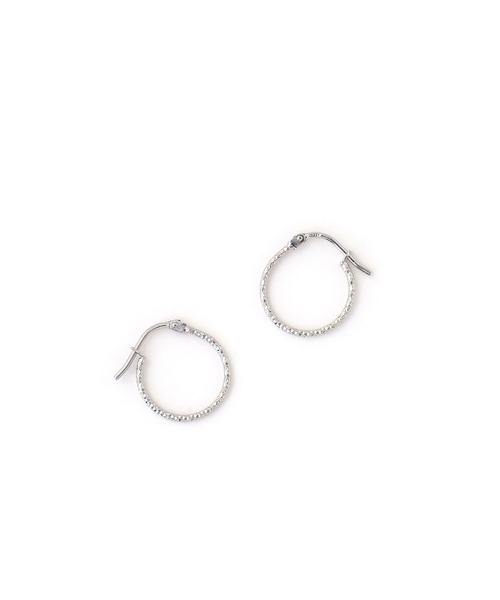 colleca la（コレカラ）の「[silver925]カットフープピアス〈金属アレルギー対応〉（ピアス（両耳用）・レディース・ゴールド/シルバー・FREE）」の8枚目の写真