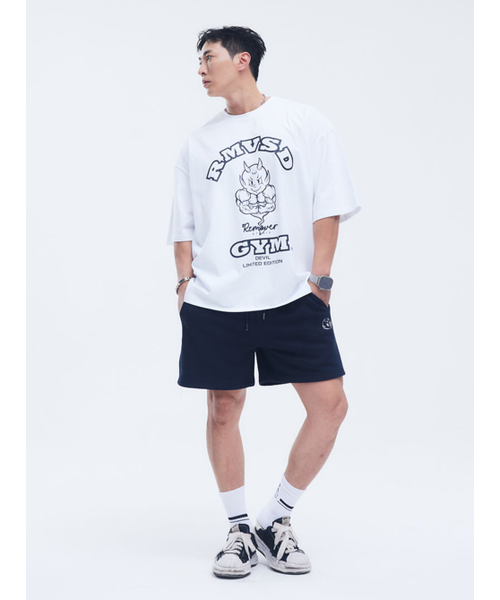 REMOVERSTUDIO（リムーバースタジオ）の「モスキュラ デビル Tシャツ[ホワイト]（Tシャツ/カットソー・メンズ・その他・LARGE/X-LARGE/XX-LARGE/XXX-LARGE/XXXX-LARGE）」の3枚目の写真
