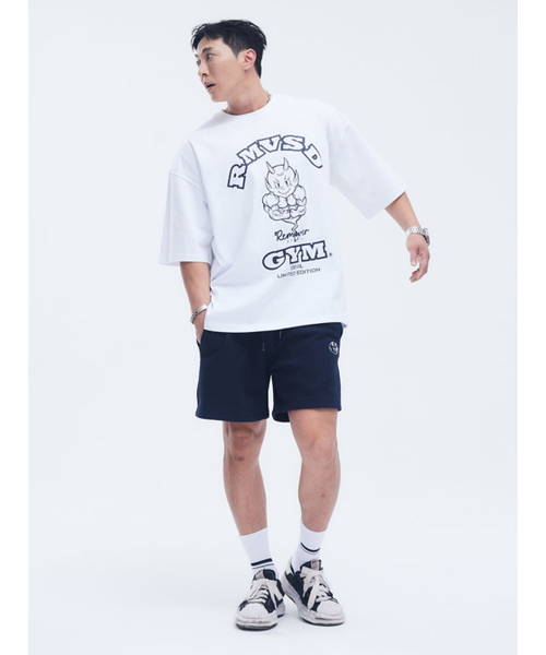 REMOVERSTUDIO（リムーバースタジオ）の「モスキュラ デビル Tシャツ[ホワイト]（Tシャツ/カットソー・メンズ・その他・LARGE/X-LARGE/XX-LARGE/XXX-LARGE/XXXX-LARGE）」の5枚目の写真