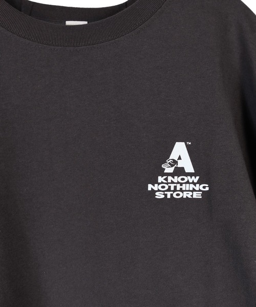 AFTERU(アフターユー)の「KNOW NOTHING L/S TEE(Tシャツ/カットソー・メンズ・ブラック/ホワイト・XL/L/M/S)」の3枚目の写真