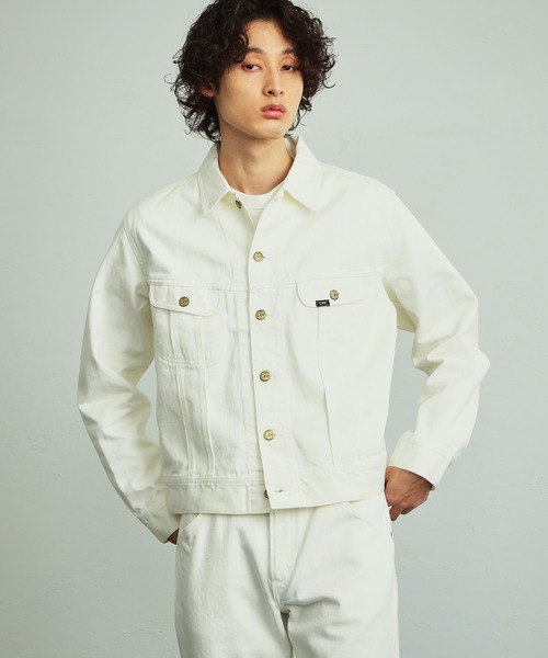 Lee（リー）の「Lee/リー AMERICAN RIDERS ウエスターナージャケット セットアップ可（その他アウター・メンズ・ベージュ/ホワイト/グレー/ブラック・SMALL/MEDIUM/LARGE/X-LARGE）」の2枚目の写真