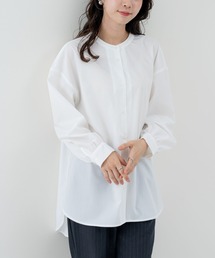 【ANNA LUNA】 バックシャーリング でサマ見え シャツブラウス
