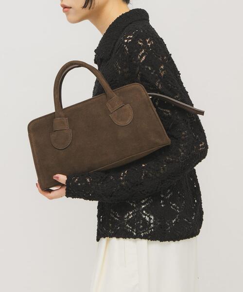 KBF（ケイビーエフ）の「ワイドデザインボストンBAG（ボストンバッグ・レディース・ブラック/ダークブラウン・ONE）」の8枚目の写真