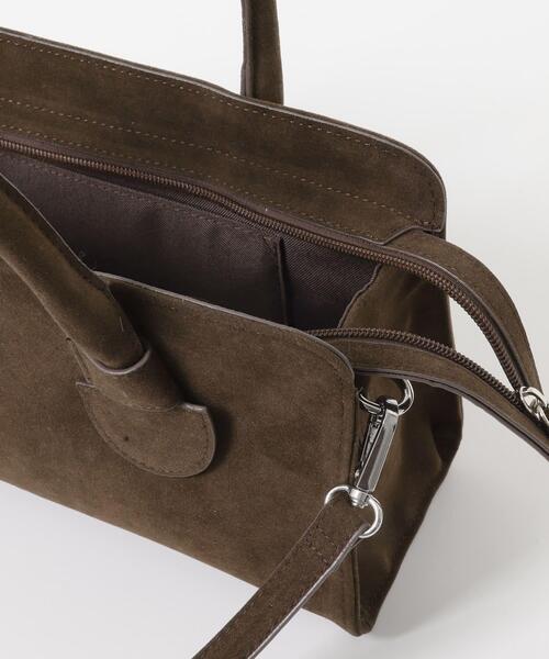 KBF（ケイビーエフ）の「ワイドデザインボストンBAG（ボストンバッグ・レディース・ブラック/ダークブラウン・ONE）」の12枚目の写真