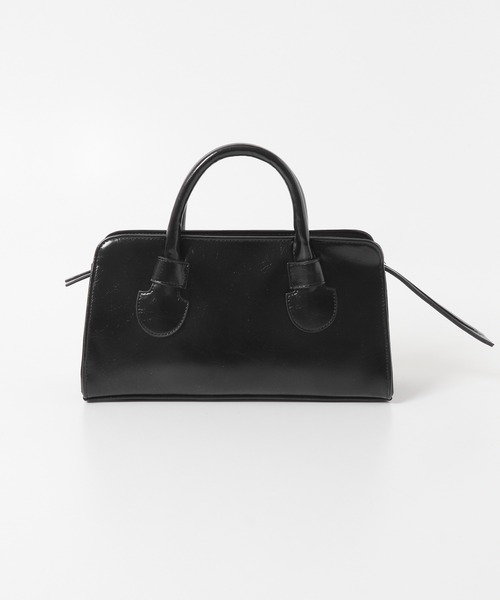 KBF（ケイビーエフ）の「ワイドデザインボストンBAG（ボストンバッグ・レディース・ブラック/ダークブラウン・ONE）」の13枚目の写真