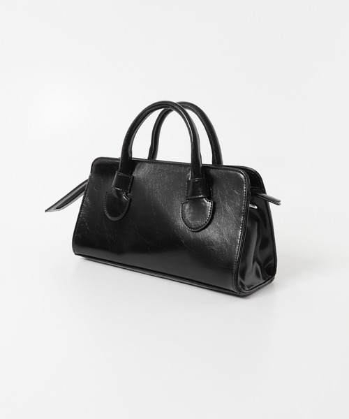 KBF（ケイビーエフ）の「ワイドデザインボストンBAG（ボストンバッグ・レディース・ブラック/ダークブラウン・ONE）」の14枚目の写真