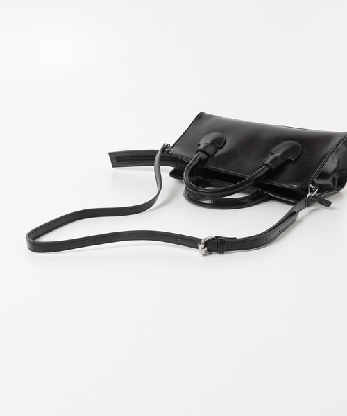 KBF（ケイビーエフ）の「ワイドデザインボストンBAG（ボストンバッグ・レディース・ブラック/ダークブラウン・ONE）」の16枚目の写真