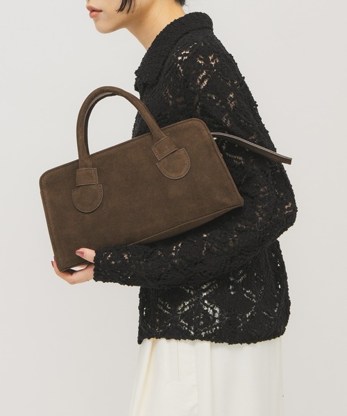 KBF（ケイビーエフ）の「ワイドデザインボストンBAG（ボストンバッグ・レディース・ブラック/ダークブラウン・ONE）」の10枚目の写真