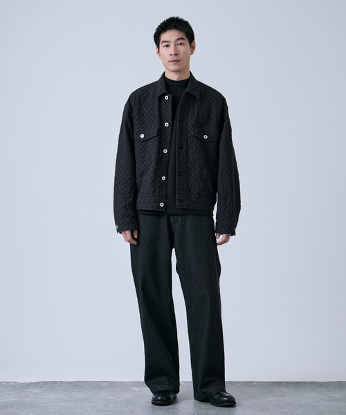 B.C STOCK（ベーセーストック）の「[B.A.C.D] NEWベーシック 13oz ワイドストレートデニムパンツ（その他パンツ・メンズ・ブラック系その他/ネイビー/クリアブルー・SMALL/MEDIUM/LARGE）」の4枚目の写真