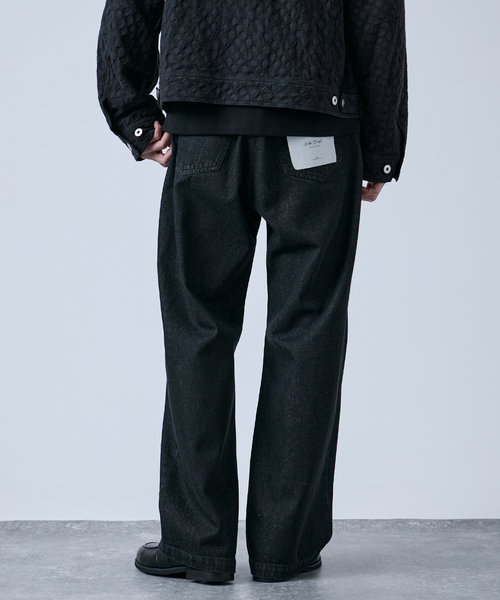 B.C STOCK（ベーセーストック）の「[B.A.C.D] NEWベーシック 13oz ワイドストレートデニムパンツ（その他パンツ・メンズ・ブラック系その他/ネイビー/クリアブルー・SMALL/MEDIUM/LARGE）」の7枚目の写真