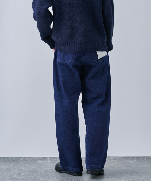 B.C STOCK（ベーセーストック）の「[B.A.C.D] NEWベーシック 13oz ワイドストレートデニムパンツ（その他パンツ・メンズ・ブラック系その他/ネイビー/クリアブルー・SMALL/MEDIUM/LARGE）」の11枚目の写真
