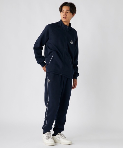Kappa(カッパ)の「スウェット上下セット(スウェット・メンズ・ブラック/杢グレー/ネイビー・LARGE/X-LARGE/MEDIUM)」の3枚目の写真