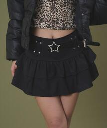 dispark | DISPARK/【26年春夏新作】スターベルト付きティアードスカパン(スカート)