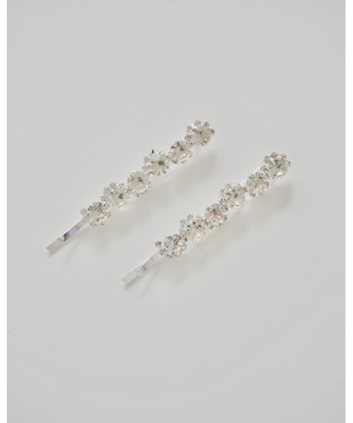 JUMELLE（ジュメロ）の「【結婚式/オケージョン】ビジューピン（ヘアピン・レディース・シルバー・FREE）」の2枚目の写真