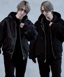 A'gem（エージェム）の「『A'gem/エージェム』フード付き裏ボアジャケット（ブルゾン）」