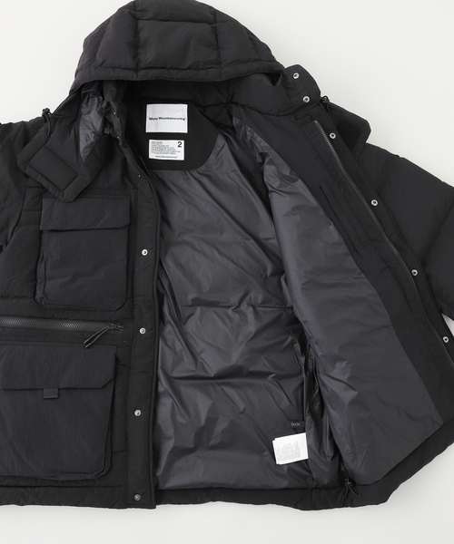 WHITE MOUNTAINEERING（ホワイトマウンテニアリング）の「WM x UMBRO（ホワイトマウンテニアリング＊アンブロ） RIPSTOP DOWN JACKET（その他アウター・メンズ・ブラック・2/1）」の6枚目の写真