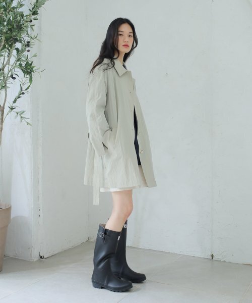 PAUL&ALICE(ポール&アリス)の「SUMMER RAGLAN COAT / KHAKI(トレンチコート・レディース・カーキ・FREE)」の2枚目の写真