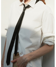 VERDEMAR（ベルデマール）の「Italian nappa Lambskin Slim leather Tie（ネクタイ）」