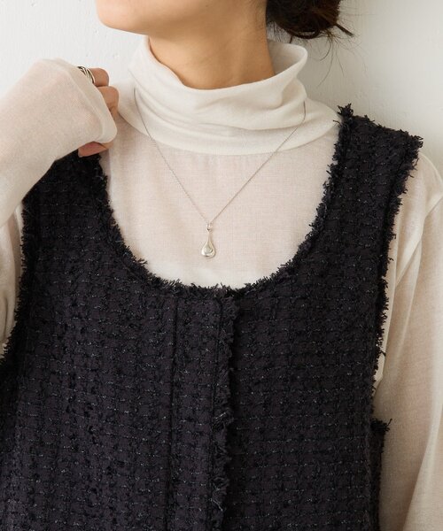 LIVETART（リヴェタート）の「《LIVETART》ツイードミニジャンスカ（ワンピース・レディース・ブラック・FREE）」の10枚目の写真