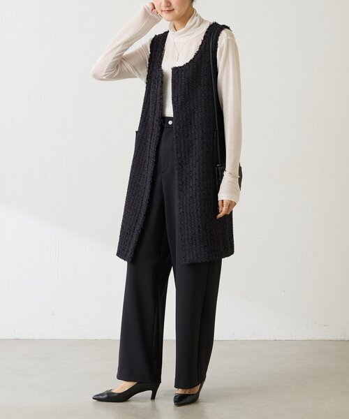 LIVETART（リヴェタート）の「《LIVETART》ツイードミニジャンスカ（ワンピース・レディース・ブラック・FREE）」の16枚目の写真