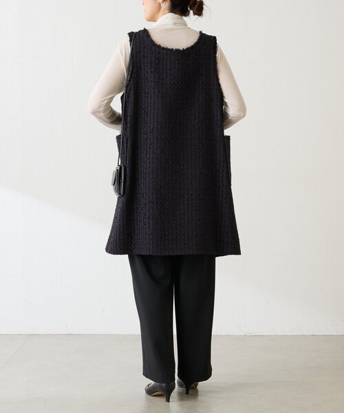 LIVETART（リヴェタート）の「《LIVETART》ツイードミニジャンスカ（ワンピース・レディース・ブラック・FREE）」の17枚目の写真