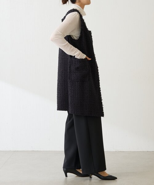 LIVETART（リヴェタート）の「《LIVETART》ツイードミニジャンスカ（ワンピース・レディース・ブラック・FREE）」の18枚目の写真