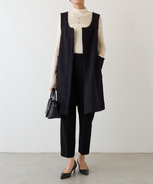 LIVETART（リヴェタート）の「《LIVETART》ツイードミニジャンスカ（ワンピース・レディース・ブラック・FREE）」の19枚目の写真