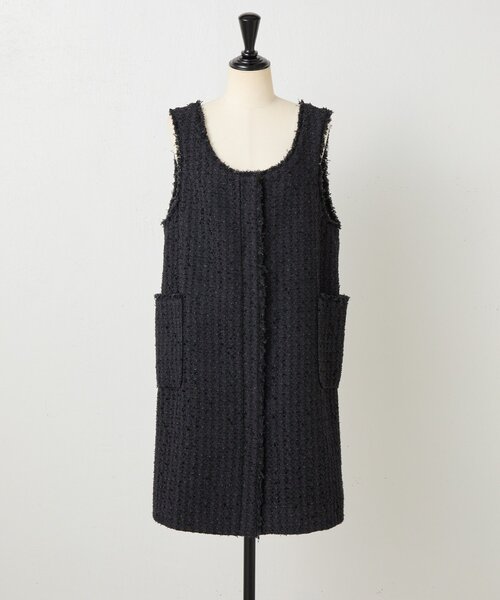 LIVETART（リヴェタート）の「《LIVETART》ツイードミニジャンスカ（ワンピース・レディース・ブラック・FREE）」の22枚目の写真